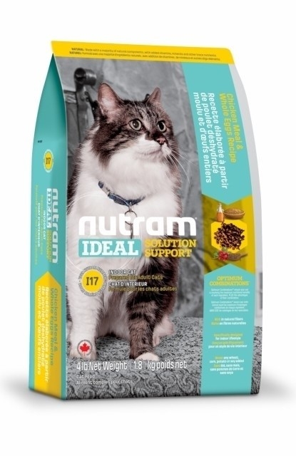 Сухой корм Nutram I17 Ideal Solution Support Indoor Cat для взрослых котов со вкусом курицы 1.13 кг
Сухой корм Nutram I17 Ideal Solution Support Indoor Cat для взрослых котов со вкусом курицы 1.13 кг