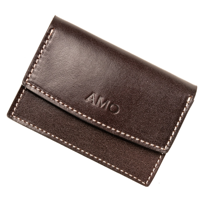 Визитница AMO ACCESSORI AMOy30036brown из натуральной кожи Коричневая 
Визитница AMO ACCESSORI AMOy30036brown из натуральной кожи Коричневая