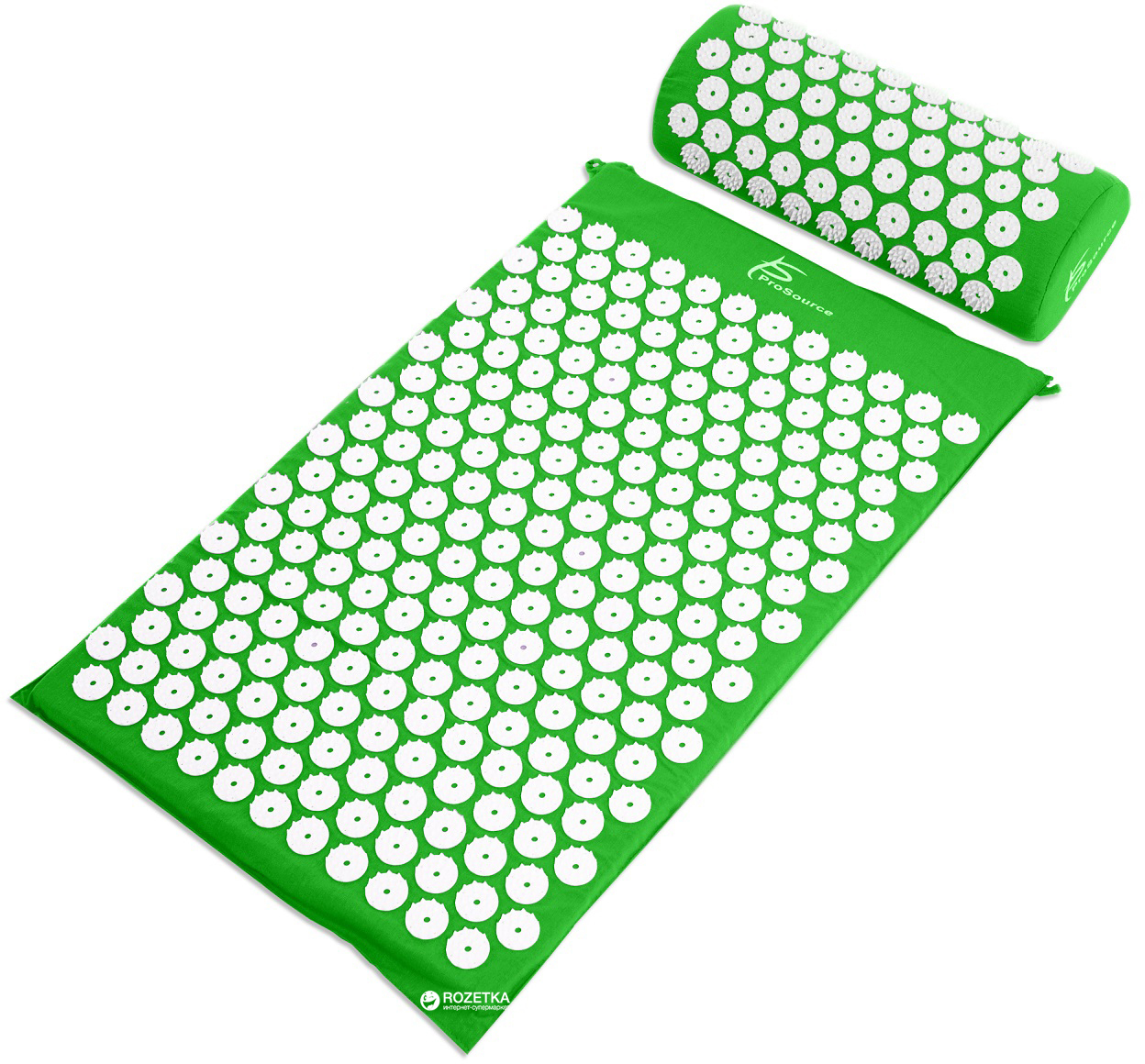 Коврик массажный с подушкой ProSource Acupressure Mat and Pillow Set Зеленый (ps-1203-accuset-green)
Коврик массажный с подушкой ProSource Acupressure Mat and Pillow Set Зеленый (ps-1203-accuset-green)