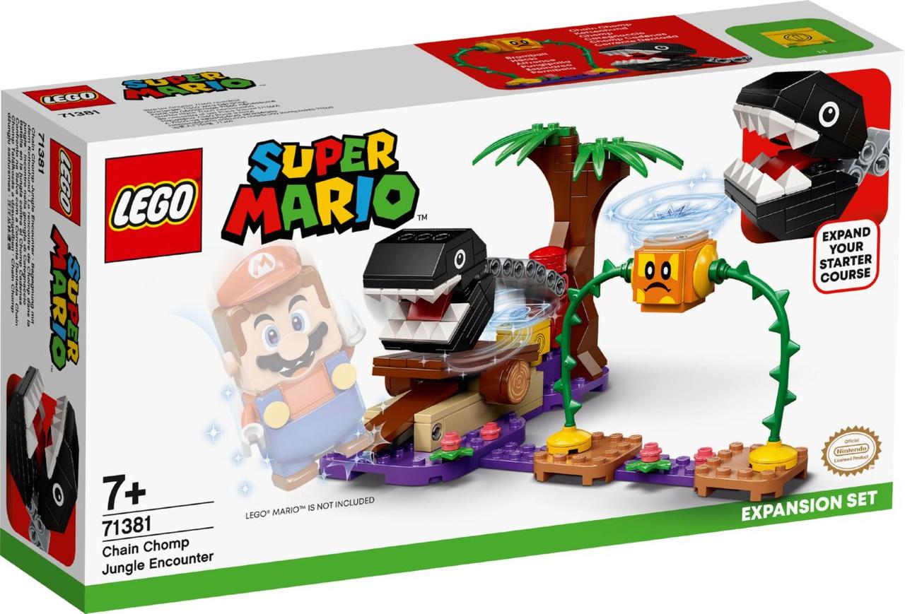 Lego Super Mario Дополнительный набор «Кусалкин на цепи — встреча в джунглях» 71381
Lego Super Mario Дополнительный набор «Кусалкин на цепи — встреча в джунглях» 71381