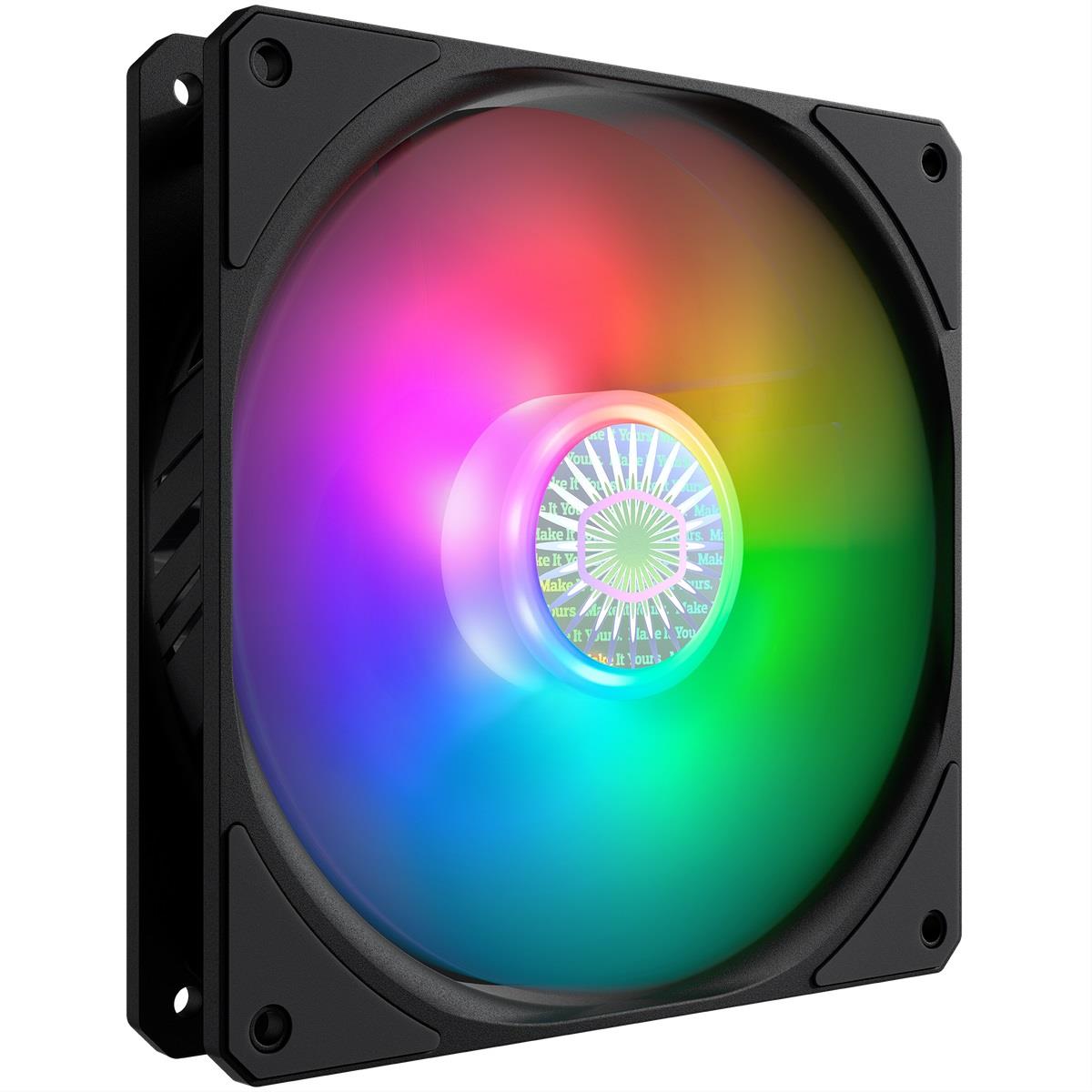 Вентилятор Cooler Master SickleFlow 140 ARGB Sync (MFX-B4DN-14NPA-R1), 140х140х25 мм, 4pin, черный
Вентилятор Cooler Master SickleFlow 140 ARGB Sync (MFX-B4DN-14NPA-R1), 140х140х25 мм, 4pin, черный