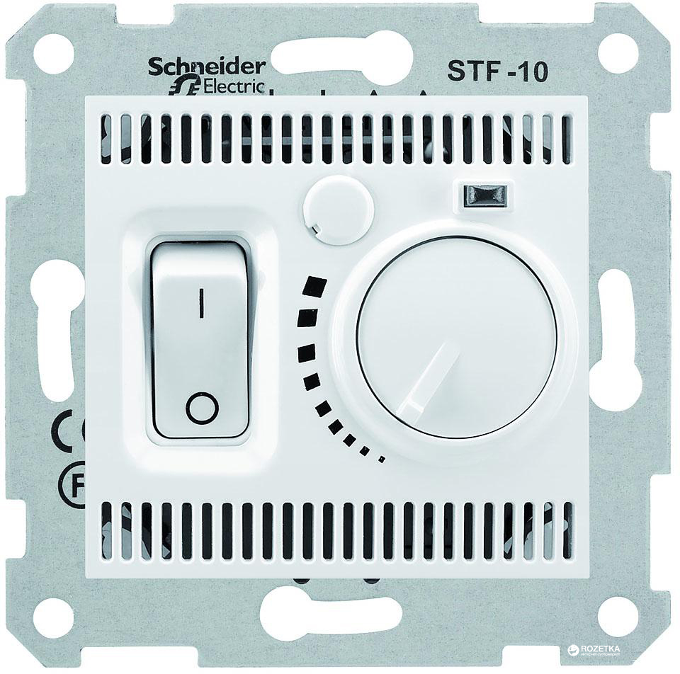 Терморегулятор Schneider Electric Sedna с температурным датчиком 10 A - 230 В Белый (SDN6000321)
Терморегулятор Schneider Electric Sedna с температурным датчиком 10 A - 230 В Белый (SDN6000321)
