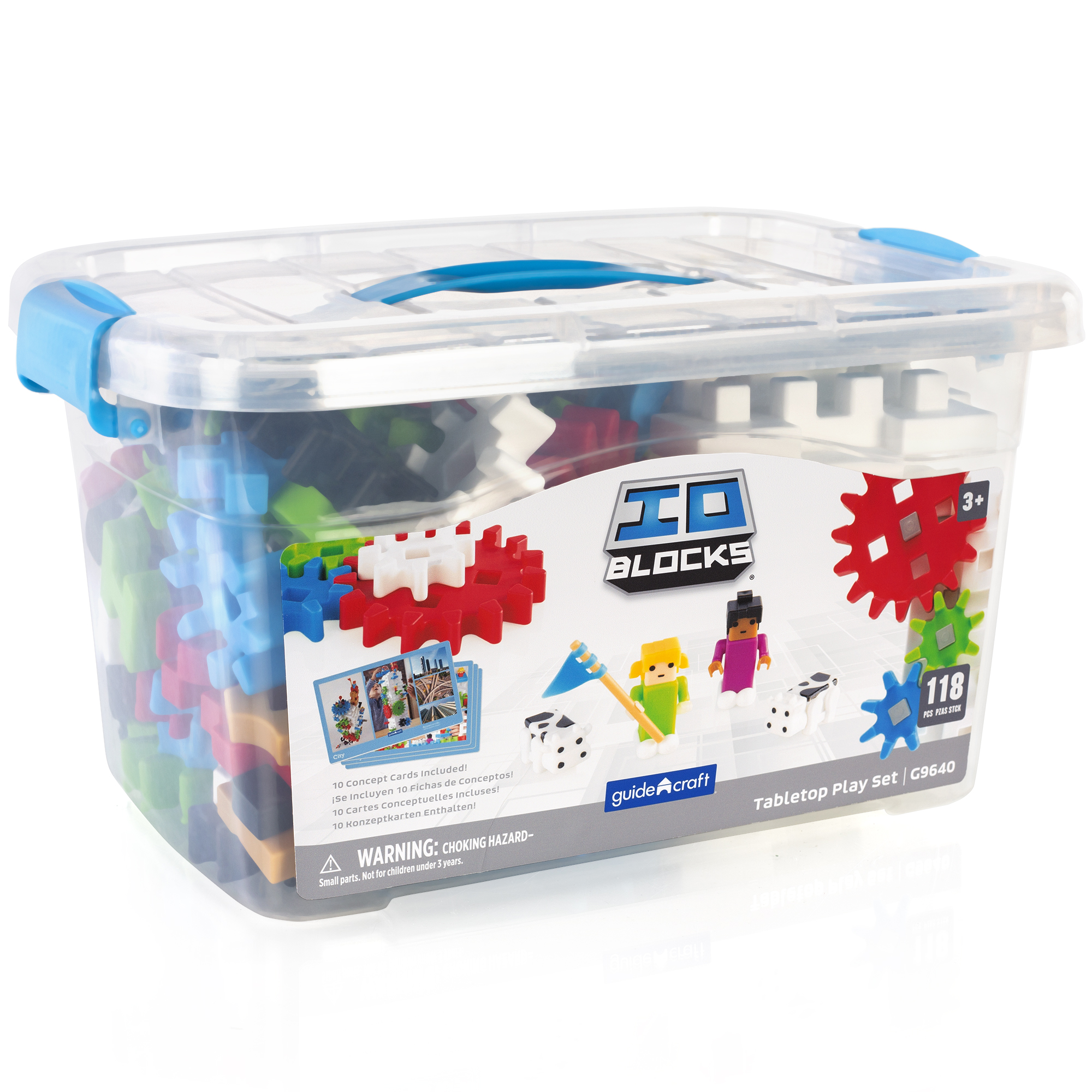 Конструктор с дополненной 3d реальностью Guidecraft IO Blocks Tabletop System, 118 деталей (G9640)
Конструктор с дополненной 3d реальностью Guidecraft IO Blocks Tabletop System, 118 деталей (G9640)