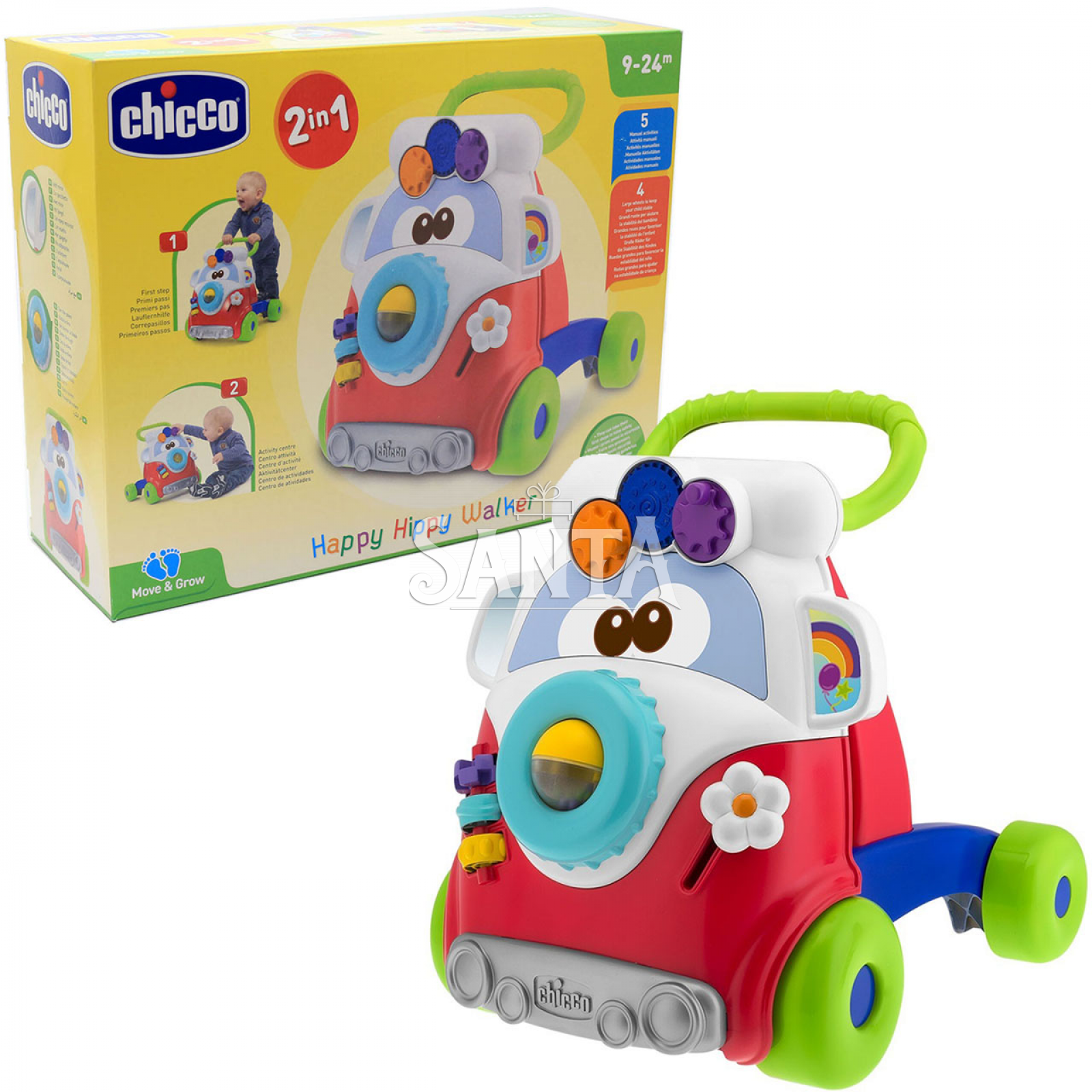 Игрушка ходунки детские Chicco игровой центр «Happy Hippy Walker» 2 в 1 (05905.10)
Игрушка ходунки детские Chicco игровой центр «Happy Hippy Walker» 2 в 1 (05905.10)