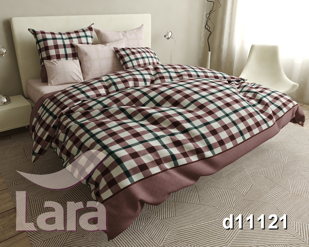 Постельное белье LARA бязь d11121s семейное 4 наволочки в комплекте 
Постельное белье LARA бязь d11121s семейное 4 наволочки в комплекте
