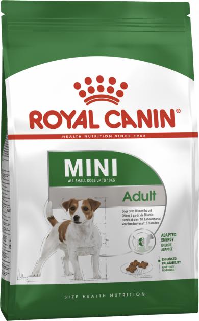 Сухой корм для собак малых пород Royal Canin MINI ADULT для взрослых собак от 10 мес. (800 г)
Сухой корм для собак малых пород Royal Canin MINI ADULT для взрослых собак от 10 мес. (800 г)
