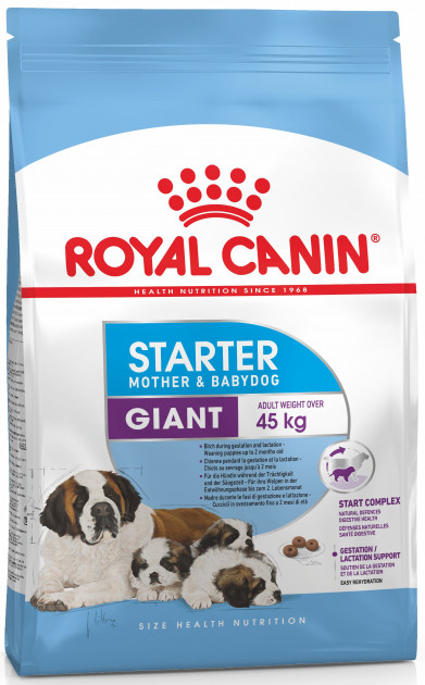 Сухой корм для собак гигантских пород Royal Canin GIANT STARTER для беременных и щенков до 2 мес. (1 кг)
Сухой корм для собак гигантских пород Royal Canin GIANT STARTER для беременных и щенков до 2 мес. (1 кг)