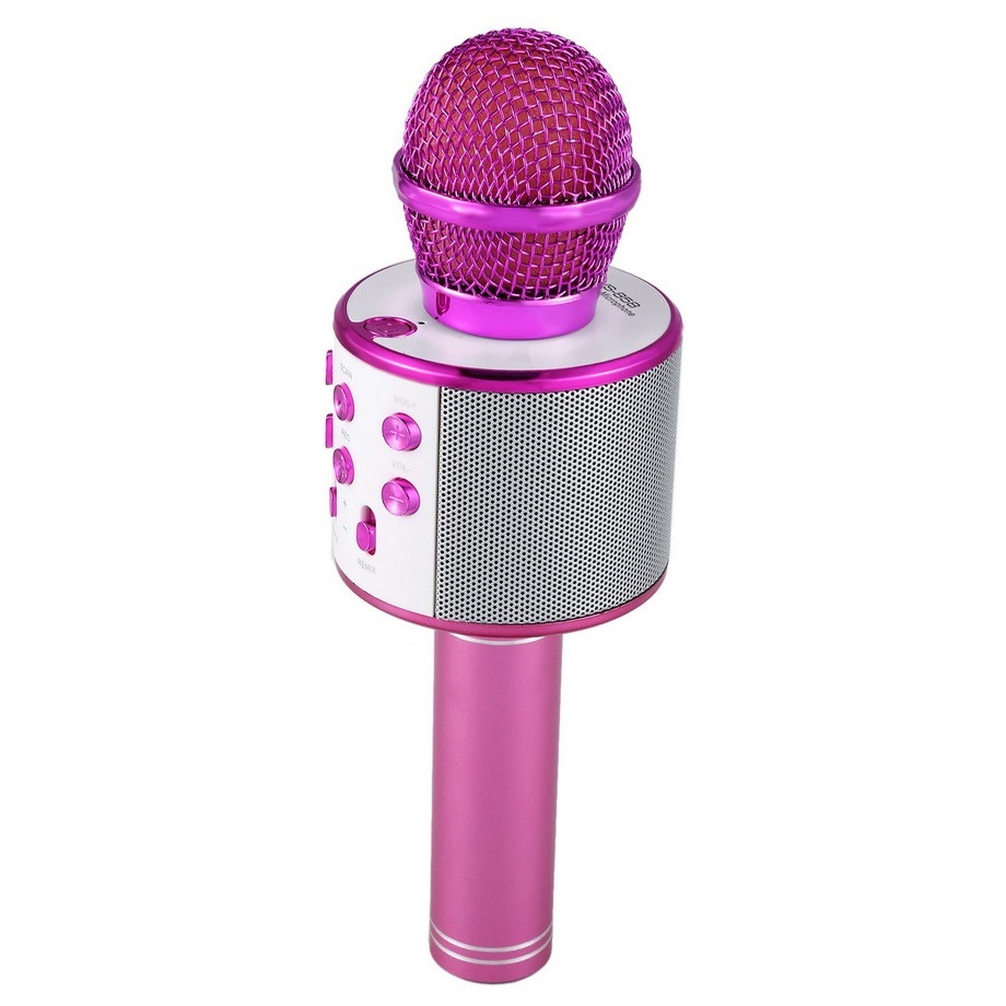 Беспроводной детский микрофон для караоке Bluetooth GTM WS858 Original Pink с изменением голоса
Беспроводной детский микрофон для караоке Bluetooth GTM WS858 Original Pink с изменением голоса