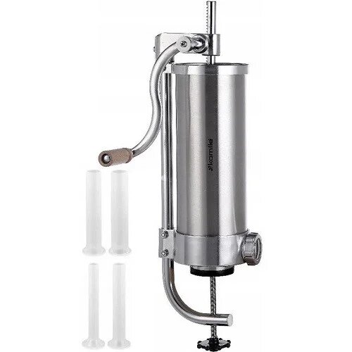 Шприц колбасный Kamille вертикальный на 3 кг
Шприц колбасный Kamille вертикальный на 3 кг