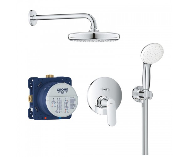 Душевая система скрытого монтажа Grohe Eurosmart Cosmopolitan 25219001 с Tempesta 210
Душевая система скрытого монтажа Grohe Eurosmart Cosmopolitan 25219001 с Tempesta 210