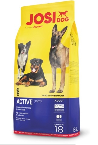 Сухой корм для взрослых собак Josera JosiDog Active с повышенной активностью 18 кг
Сухой корм для взрослых собак Josera JosiDog Active с повышенной активностью 18 кг