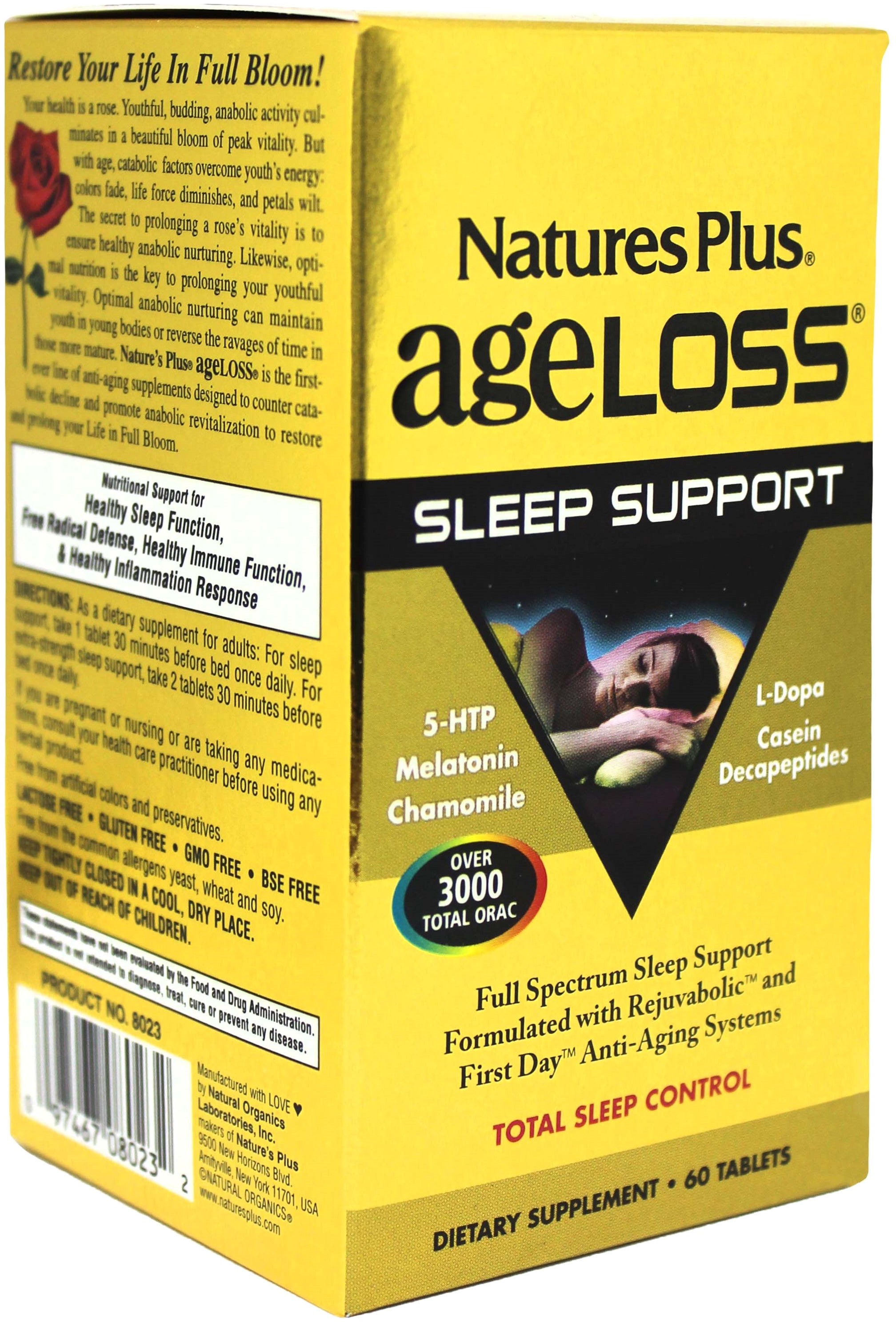 Мультивитамины Natures Plus AgeLoss Комплекс для здорового сна 60 таблеток (097467080232)
Мультивитамины Natures Plus AgeLoss Комплекс для здорового сна 60 таблеток (097467080232)