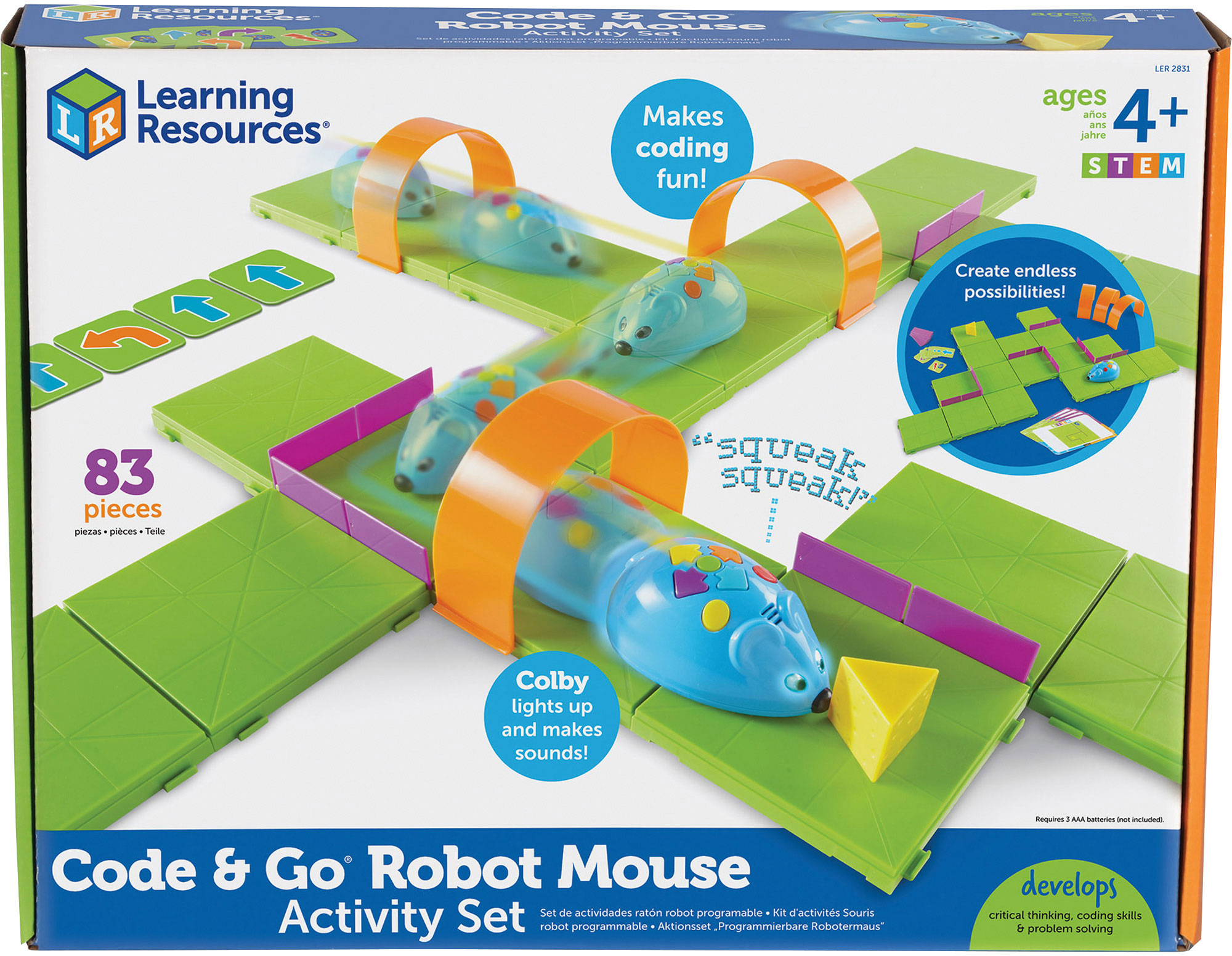 Игровой STEM-набор Learning Resources Мышка в лабиринте (LER2831) (6900006496255)
Игровой STEM-набор Learning Resources Мышка в лабиринте (LER2831) (6900006496255)