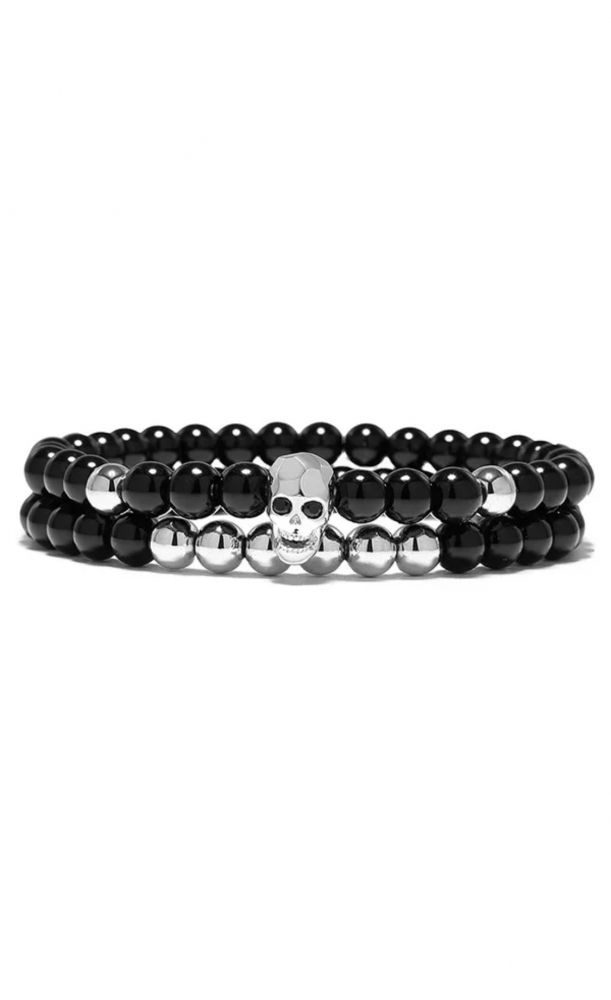 Комплект мужской из Двух Браслетов Kaylo с Черепом Danger Skull Silver (vs-407)
Комплект мужской из Двух Браслетов Kaylo с Черепом Danger Skull Silver (vs-407)