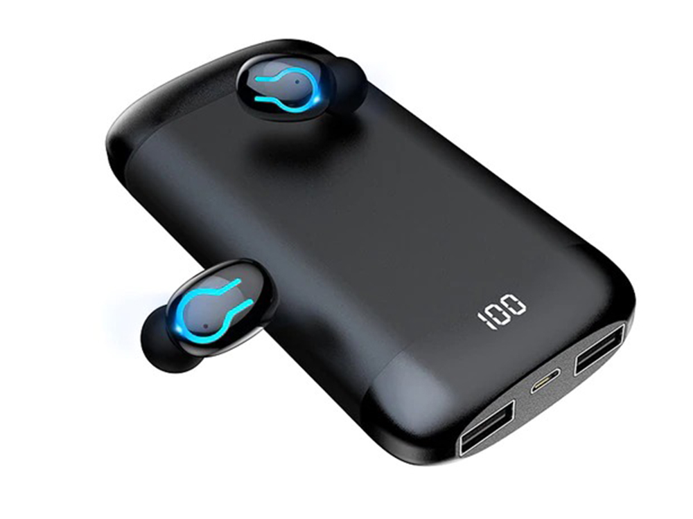 Bluetooth Гарнитура HBQ Power Bank Q66 TWS V5.0 с двойным микрофоном беспроводные Черный (1007-128-00)
Bluetooth Гарнитура HBQ Power Bank Q66 TWS V5.0 с двойным микрофоном беспроводные Черный (1007-128-00)