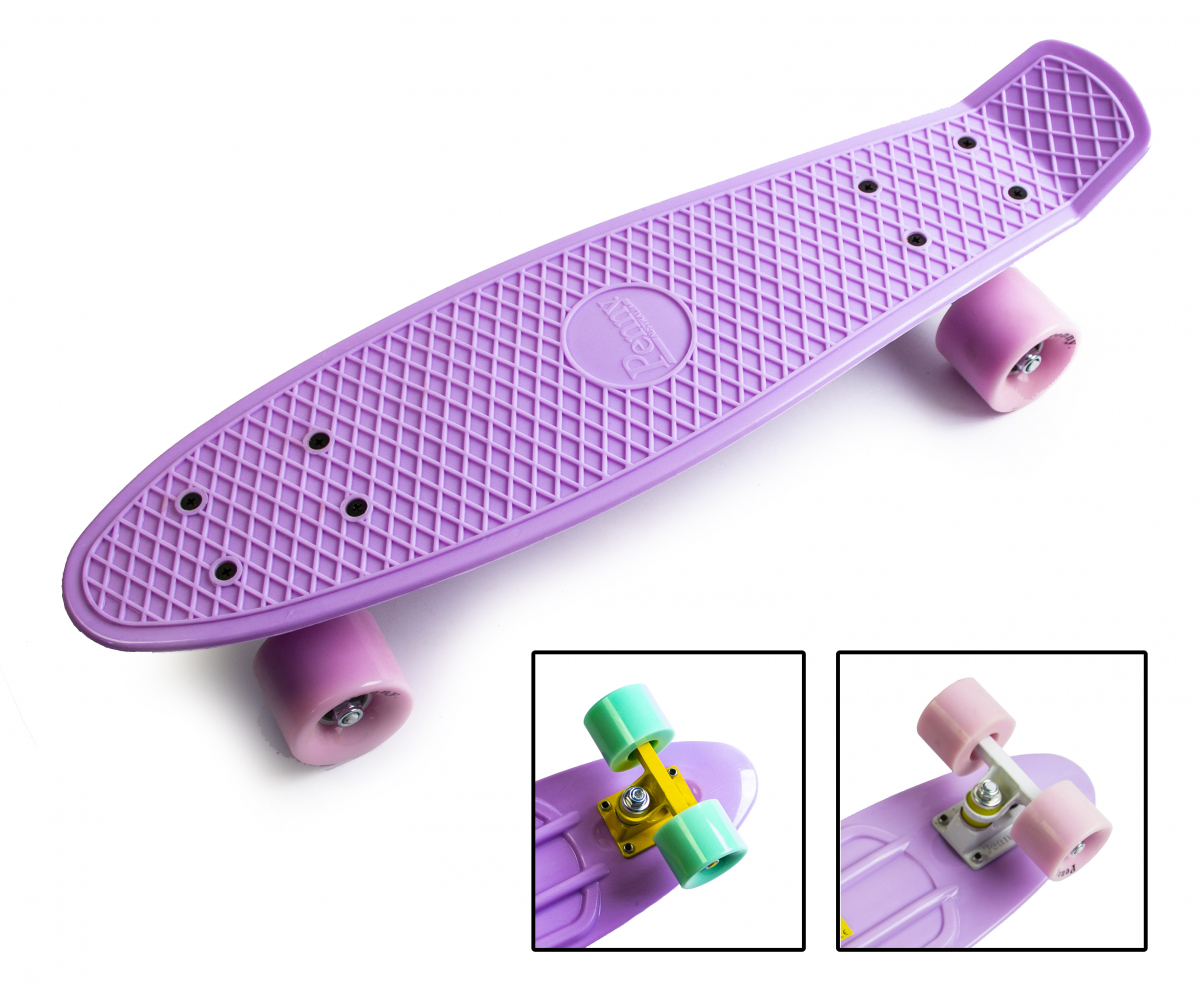 Скейтборд, Пенни борд Penny Board Pastel Series Лиловый Матовые колеса до 80кг (SD)
Скейтборд, Пенни борд Penny Board Pastel Series Лиловый Матовые колеса до 80кг (SD)