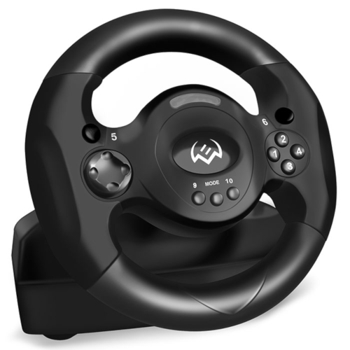 Игровой руль SVEN GC-W300 c педалями, виброотдача, 10 кнопок, 2 оси, 8-ми позиц.джойстик (23393)
Игровой руль SVEN GC-W300 c педалями, виброотдача, 10 кнопок, 2 оси, 8-ми позиц.джойстик (23393)