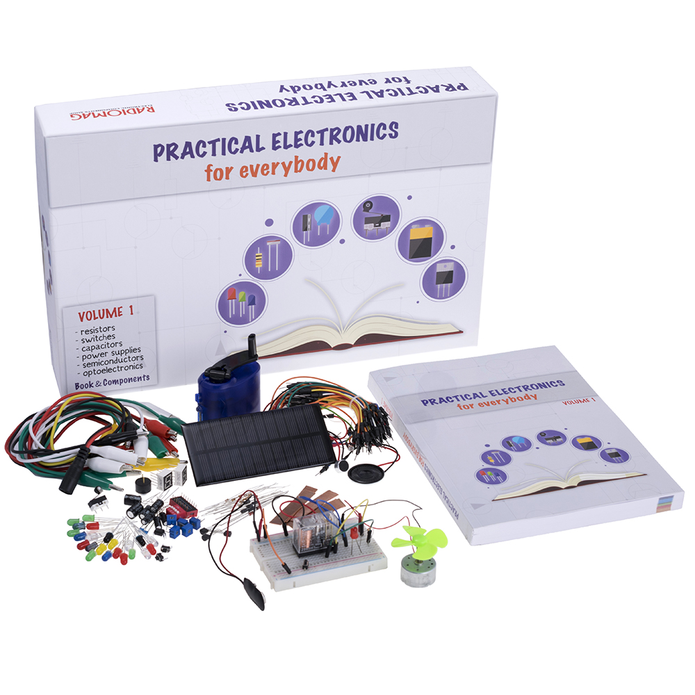 Электронный конструктор Радиомаг Practical electronics for everybody Volume 1 Практическая электроника для всех Том 1 (150586)
Электронный конструктор Радиомаг Practical electronics for everybody Volume 1 Практическая электроника для всех Том 1 (150586)