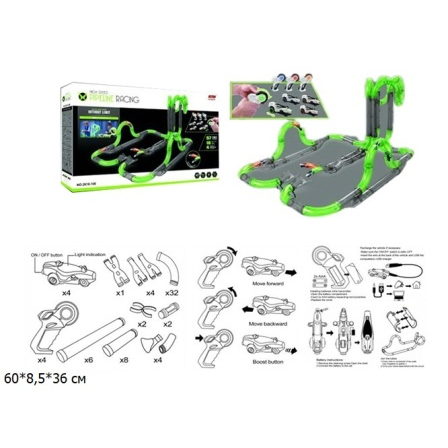 Трек трубопроводный SPEED PIPES с машинками на радиоуправлении A-Toys (2618-106)
Трек трубопроводный SPEED PIPES с машинками на радиоуправлении A-Toys (2618-106)