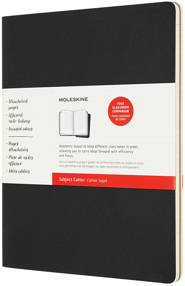 Набор записных книг Moleskine Cahier Subject 21.59 x 27.94 см 2 шт по 160 страниц Чёрний, Бежевый (8058647620299)
Набор записных книг Moleskine Cahier Subject 21.59 x 27.94 см 2 шт по 160 страниц Чёрний, Бежевый (8058647620299)