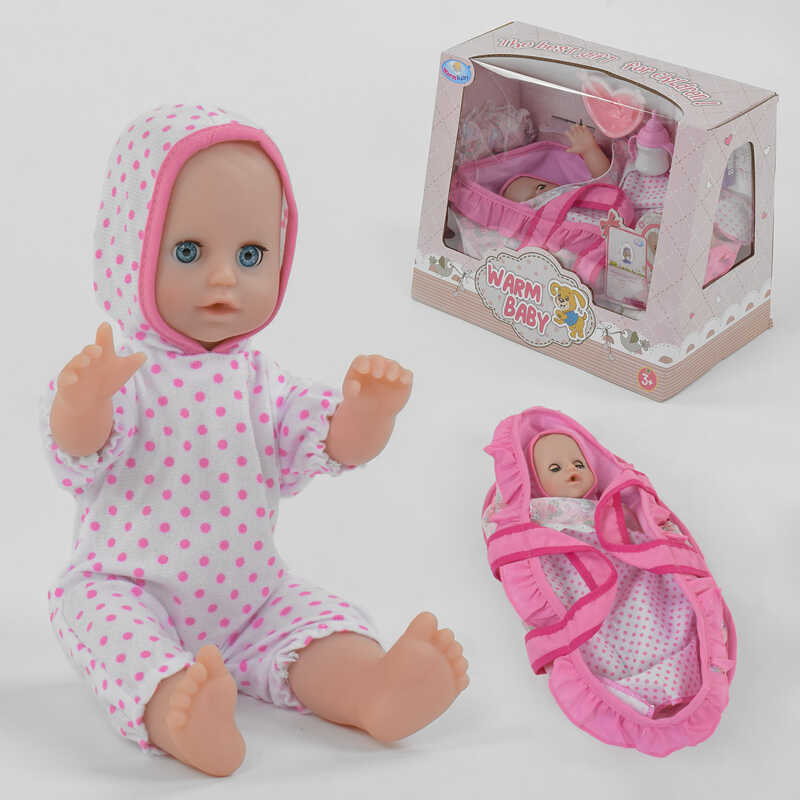 Пупс функциональный WZJ 025 C-1 8 функций, люлька-переноска, аксессуары Warm baby
Пупс функциональный WZJ 025 C-1 8 функций, люлька-переноска, аксессуары Warm baby