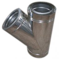 Дымоход Тройник термо 45 ø150/220 Fire Work Нержавеющая сталь/Оцинкованная сталь AISI 321 0.8мм утепленный 
Дымоход Тройник термо 45 ø150/220 Fire Work Нержавеющая сталь/Оцинкованная сталь AISI 321 0.8мм утепленный