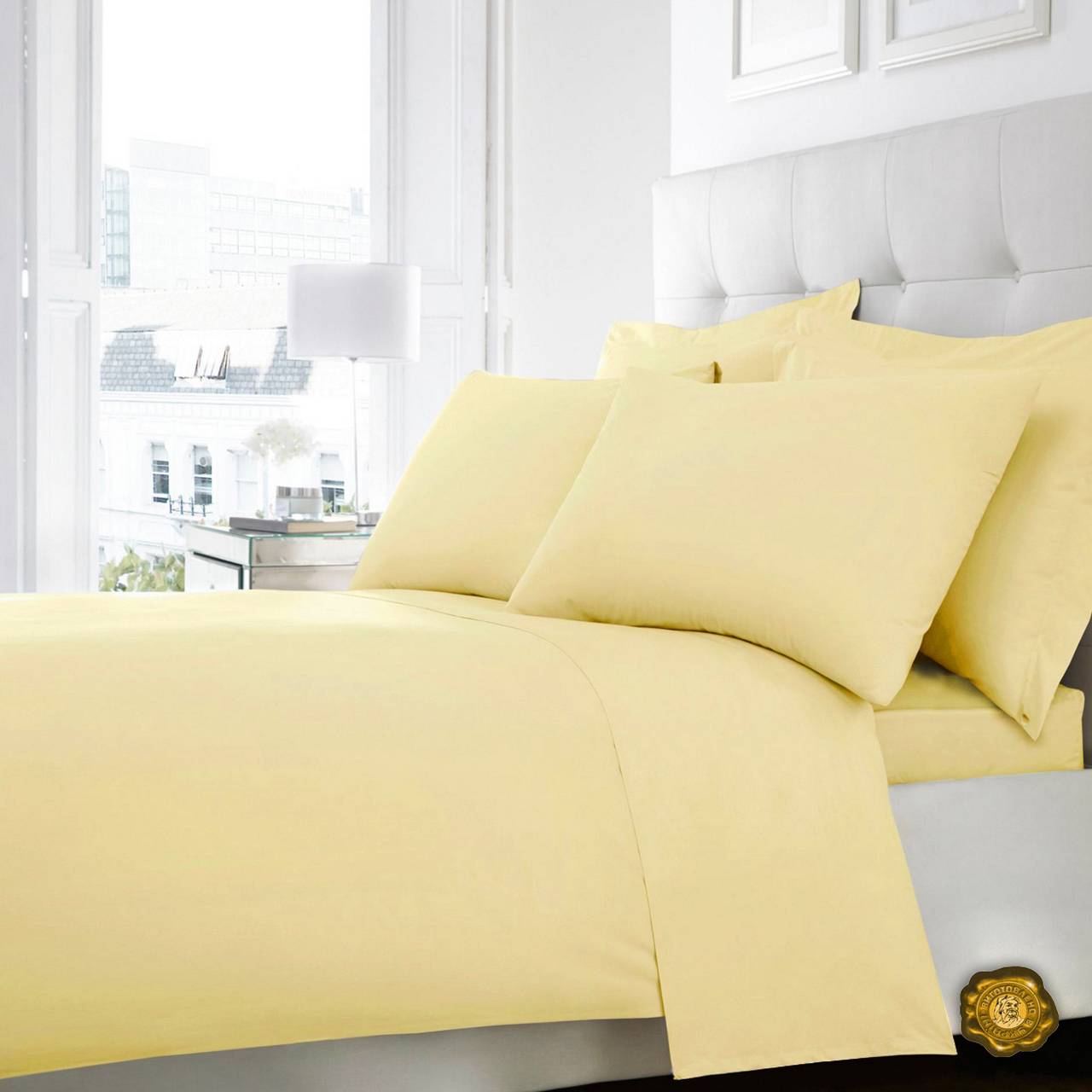 Двойной постельный комплект В0008 Еней-Плюс, цвет: желтый
Двойной постельный комплект В0008 Еней-Плюс, цвет: желтый