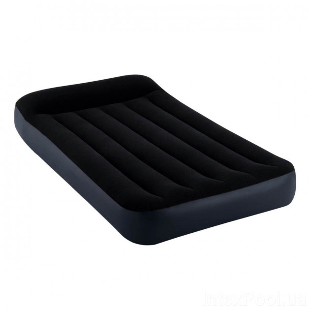 Одноместный надувной матрас Intex 64141 Pillow Rest Classic 99 x 191 x 25 см без насоса с сумкой для хранения Черный
Одноместный надувной матрас Intex 64141 Pillow Rest Classic 99 x 191 x 25 см без насоса с сумкой для хранения Черный