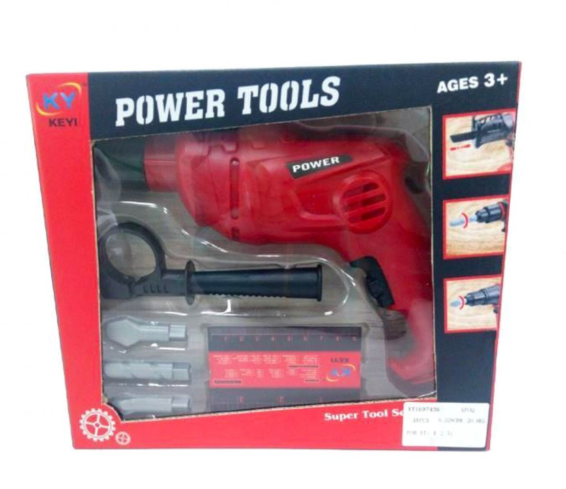 Игровой набор Tool Set Игрушечные инструменты - дрель электрическая с звуком (KY1068-103)
Игровой набор Tool Set Игрушечные инструменты - дрель электрическая с звуком (KY1068-103)