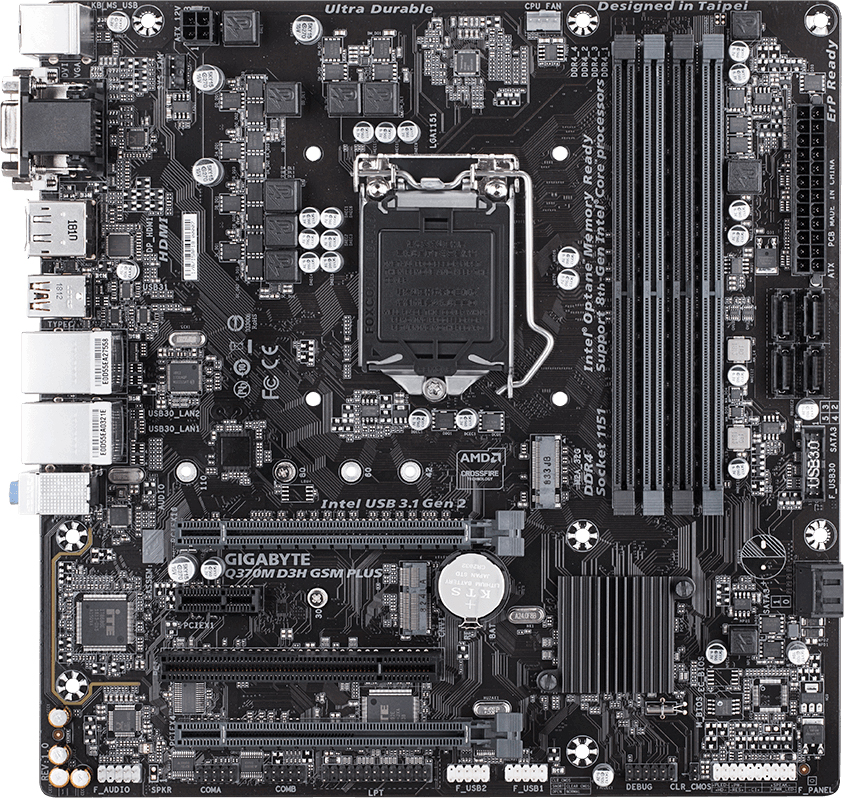 Материнская плата Gigabyte Q370M D3H GSM Plus (s1151, Intel Q370, PCI-Ex16)
Материнская плата Gigabyte Q370M D3H GSM Plus (s1151, Intel Q370, PCI-Ex16)
