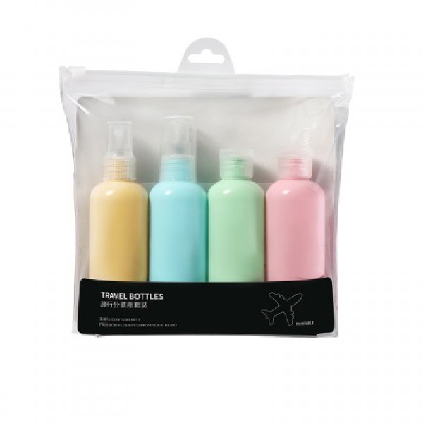 Дорожный набор емкостей для косметики Yuemei Travel Bottles № 1 (100мл/4 шт.) Разноцветный
Дорожный набор емкостей для косметики Yuemei Travel Bottles № 1 (100мл/4 шт.) Разноцветный