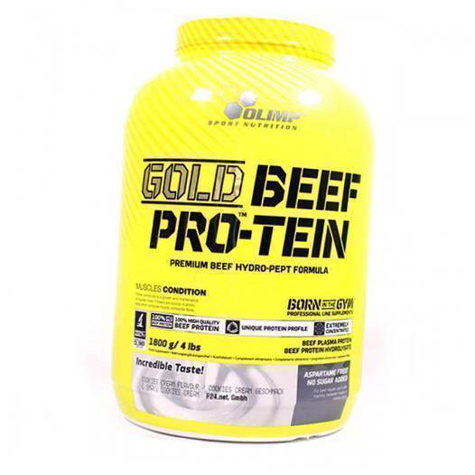 Говяжий Протеин, Gold Beef Pro-Tein, Olimp Nutrition 1800г Печенье-крем (29283007)
Говяжий Протеин, Gold Beef Pro-Tein, Olimp Nutrition 1800г Печенье-крем (29283007)