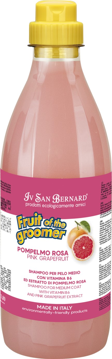 Шампунь Iv San Bernard для собак и кошек Pink Grapefruit для средней шерсти с грейпфрутом и Витамином В6 3.25 л (1555 NSHAPO3250)
Шампунь Iv San Bernard для собак и кошек Pink Grapefruit для средней шерсти с грейпфрутом и Витамином В6 3.25 л (1555 NSHAPO3250)