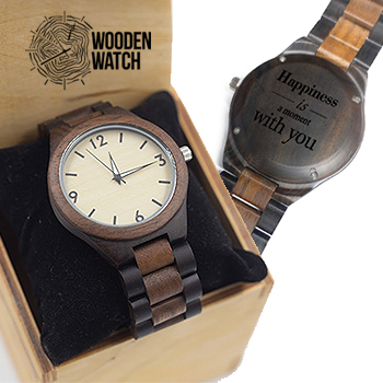 Деревянные наручные часы ручной работы WoodenWatch Numeric c индивидуальной гравировкой "Happiness is a moments with you" Комбинированные
Деревянные наручные часы ручной работы WoodenWatch Numeric c индивидуальной гравировкой "Happiness is a moments with you" Комбинированные
