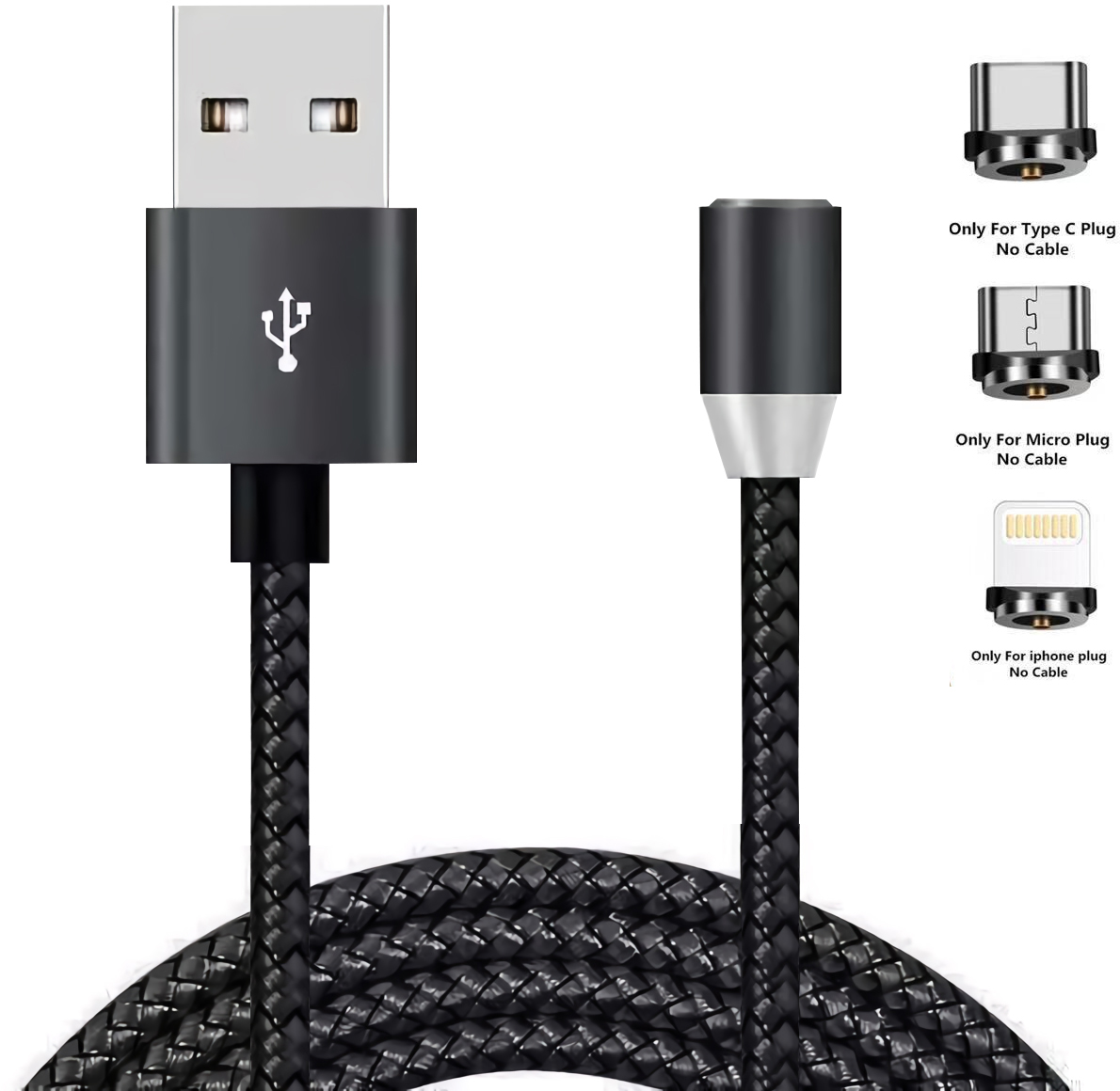Магнитный кабель USB XOKO SC-350 Magneto Black 3 в 1 - Lightning, Micro USB, Type-C 1.20 м (SC-350MGNT-BK)
Магнитный кабель USB XOKO SC-350 Magneto Black 3 в 1 - Lightning, Micro USB, Type-C 1.20 м (SC-350MGNT-BK)