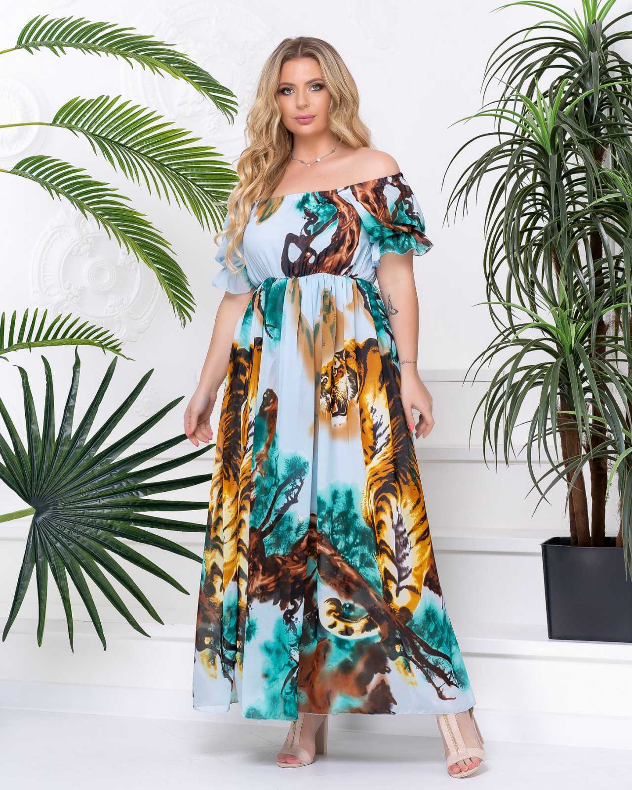 Платье шифоновое макси Modnicy 05255 48-54
Платье шифоновое макси Modnicy 05255 48-54