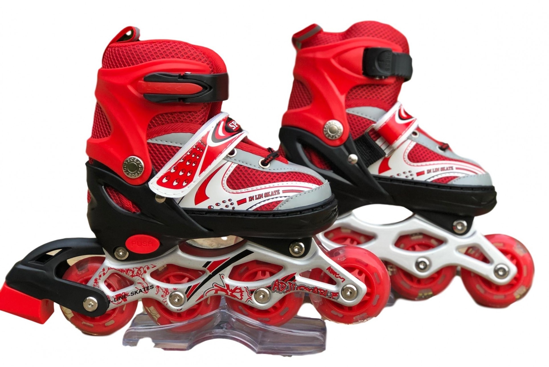 Роликовые коньки раздвижные In Lin Skate 129B Ролики детские Светящееся переднее колесо (M 34-38) Красные
Роликовые коньки раздвижные In Lin Skate 129B Ролики детские Светящееся переднее колесо (M 34-38) Красные