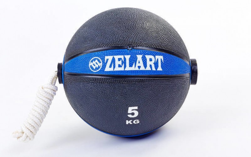 Мяч медицинский медбол с веревкой Zelart Medicine Ball FI-5709-5 5кг Blue (PS01144)
Мяч медицинский медбол с веревкой Zelart Medicine Ball FI-5709-5 5кг Blue (PS01144)