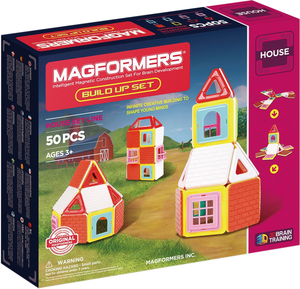 Конструктор магнитный Magformers Набор для строительства 50 деталей (705003) (8809134369463)
Конструктор магнитный Magformers Набор для строительства 50 деталей (705003) (8809134369463)