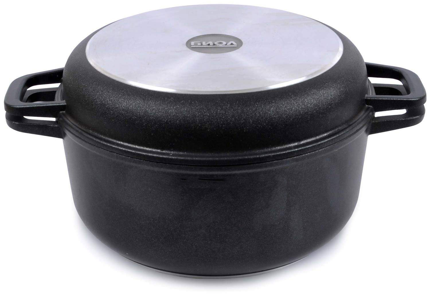 Кастрюля с тефлоновым покрытием и крышкой сковородой Биол 7 л Черный 000067142
Кастрюля с тефлоновым покрытием и крышкой сковородой Биол 7 л Черный 000067142