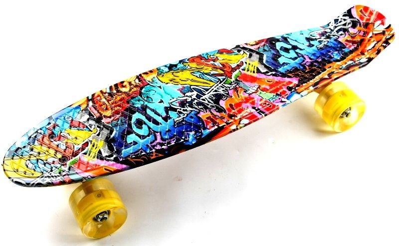 Скейтборд ORANGE GRAFFITI Пенни борд Penny Board 22 " Светящиеся колеса (SD PR021)
Скейтборд ORANGE GRAFFITI Пенни борд Penny Board 22 " Светящиеся колеса (SD PR021)