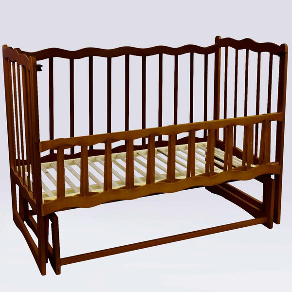 Детская кроватка For Baby No152 Wave деревянная маятник с откидным бортиком Темно-коричневая
Детская кроватка For Baby No152 Wave деревянная маятник с откидным бортиком Темно-коричневая