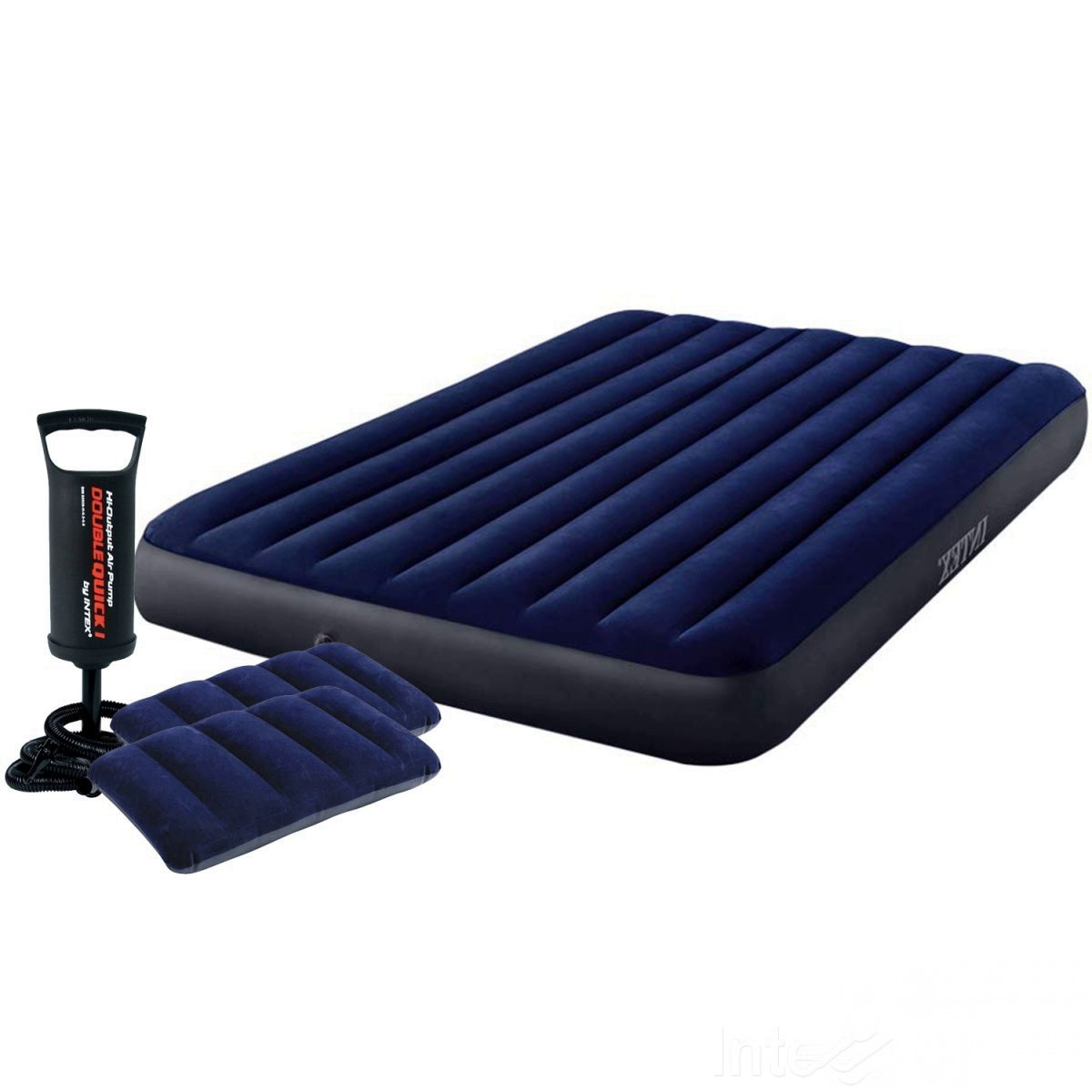 Двухместный надувной матрас Intex Classic Downy Airbed (64765) с двумя подушками и ручным насосом
Двухместный надувной матрас Intex Classic Downy Airbed (64765) с двумя подушками и ручным насосом