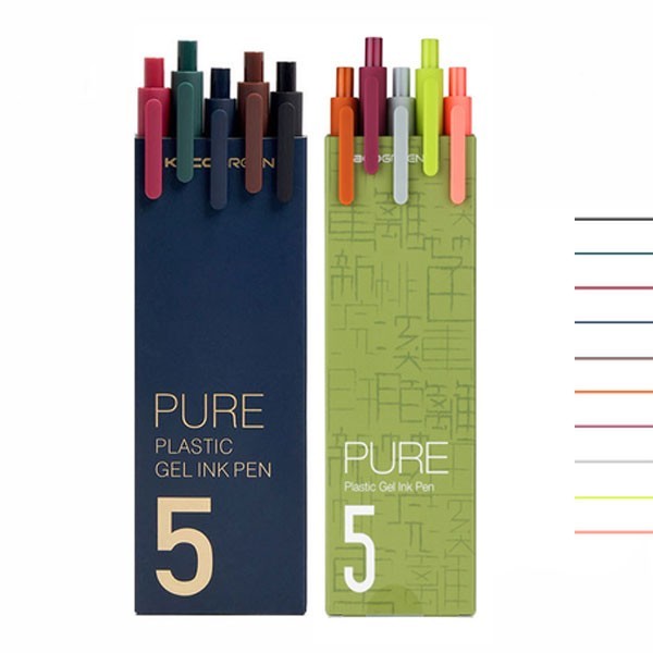 Набор гелевых ручек Kaco Pure Plastic Gel Ink Pen K1015 10 цветов, 5 шт Retro + 5 шт Retro II
Набор гелевых ручек Kaco Pure Plastic Gel Ink Pen K1015 10 цветов, 5 шт Retro + 5 шт Retro II