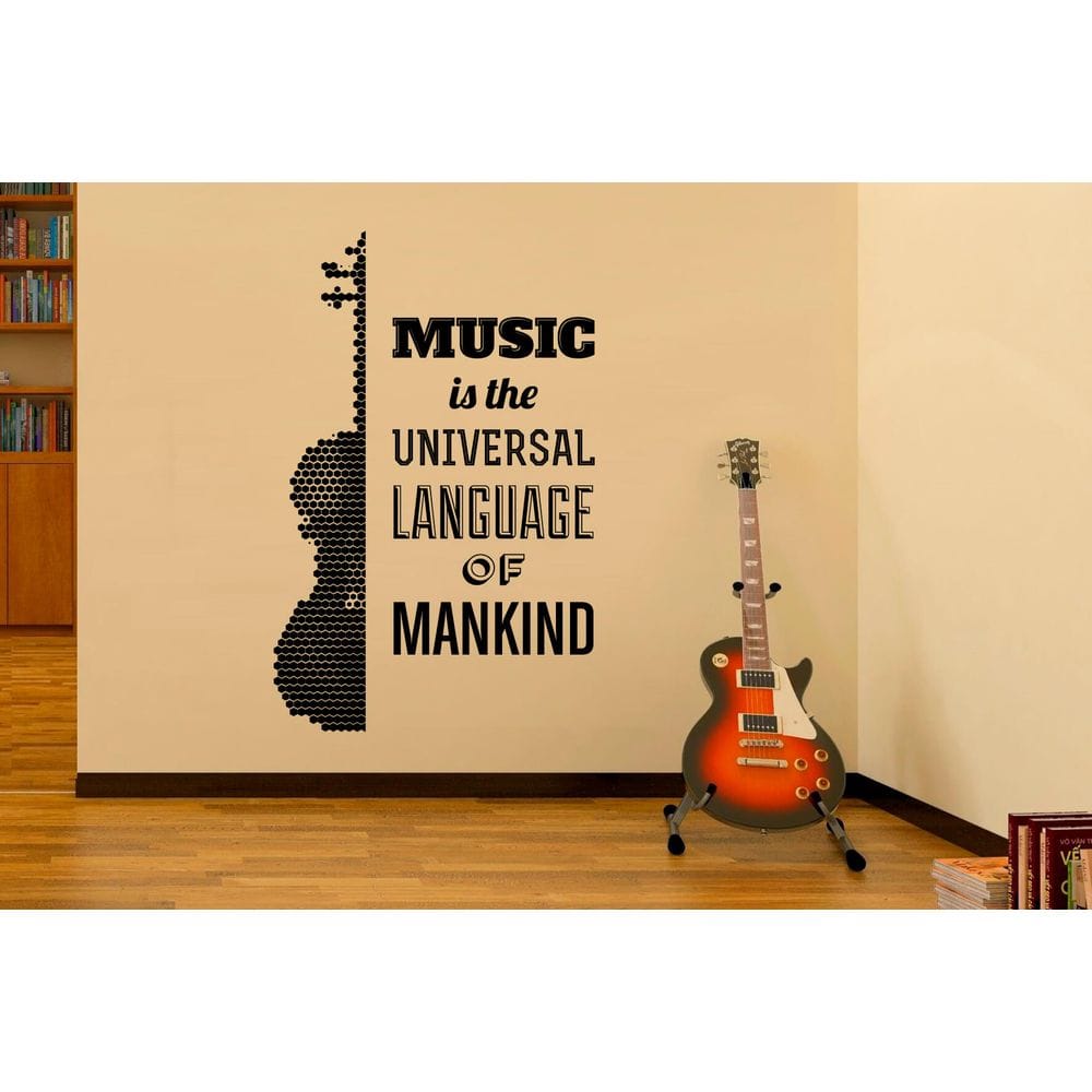 Интерьерная виниловая наклейка на стену IdeaClock Music - language 75х120 см Черная(53211-462)
Интерьерная виниловая наклейка на стену IdeaClock Music - language 75х120 см Черная(53211-462)