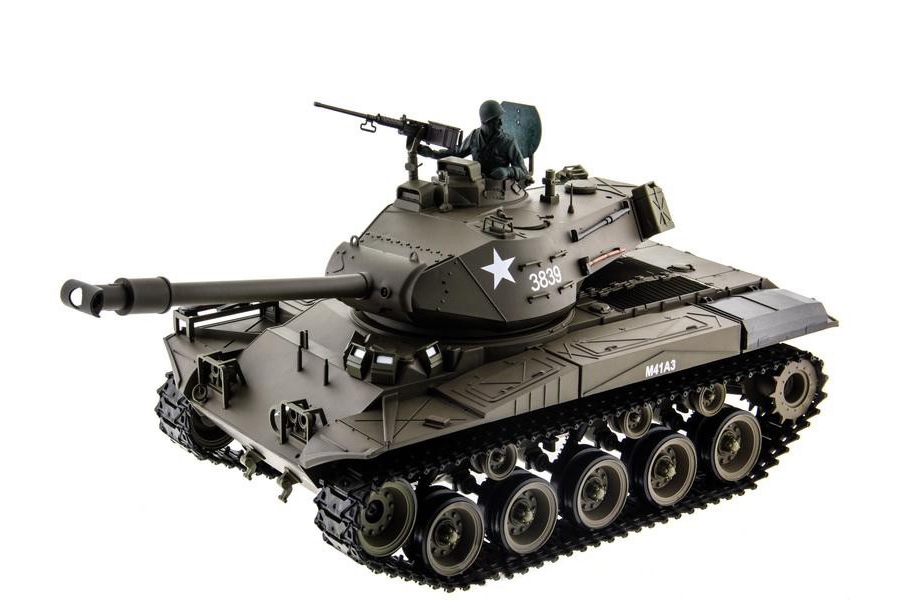 Танк на радиоуправлении 1:16 Heng Long Bulldog M41A3 с пневмопушкой и и/к боем Upgrade (DD-HL3839-1Upg)
Танк на радиоуправлении 1:16 Heng Long Bulldog M41A3 с пневмопушкой и и/к боем Upgrade (DD-HL3839-1Upg)