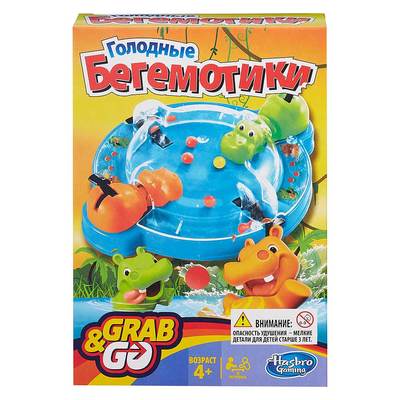 Настольная игра Hasbro Games Голодные бегемотики! Grab and Go! (В1001) (10-453905)
Настольная игра Hasbro Games Голодные бегемотики! Grab and Go! (В1001) (10-453905)