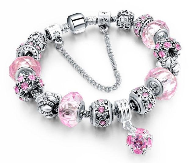 Женский браслет Primo Sharm Christal в стиле пандора Pink Primo белый|розовый|серебряный
Женский браслет Primo Sharm Christal в стиле пандора Pink Primo белый|розовый|серебряный