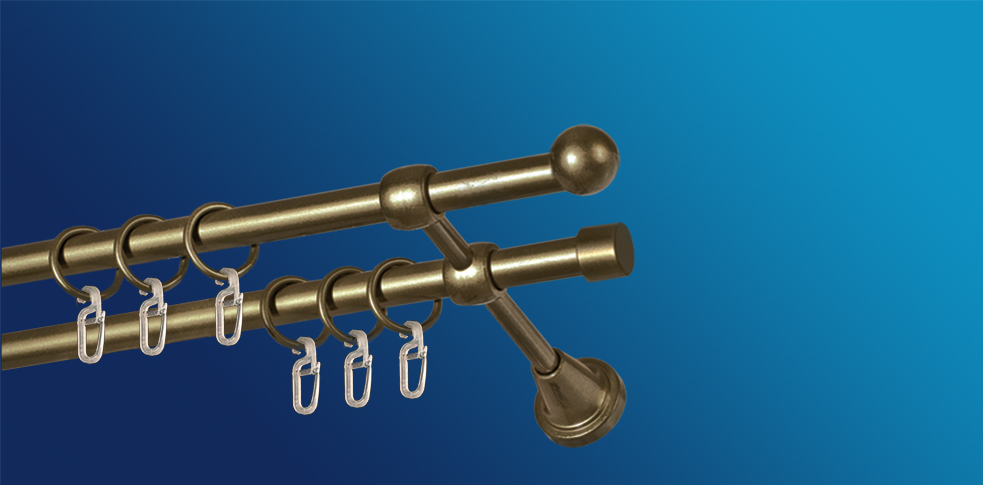 Карниз металлический двойной PLASTIDEA для шторы с крючками (16 - 16) Антик Болонь 300 см.
Карниз металлический двойной PLASTIDEA для шторы с крючками (16 - 16) Антик Болонь 300 см.