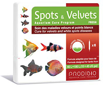 Средство против криптокариона и оодиниума в рыбном аквариуме Prodibio Spots & Velvets Fresh 6 ампул (3594200006117)
Средство против криптокариона и оодиниума в рыбном аквариуме Prodibio Spots & Velvets Fresh 6 ампул (3594200006117)